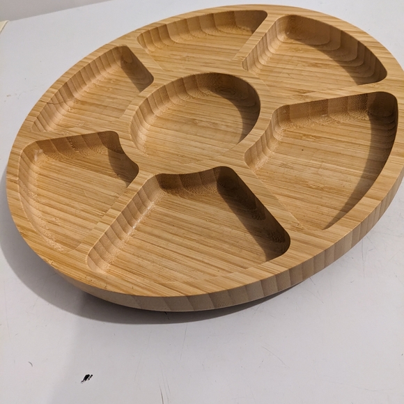 Natural Bamboo Serving Platter - Picture 3 of 4